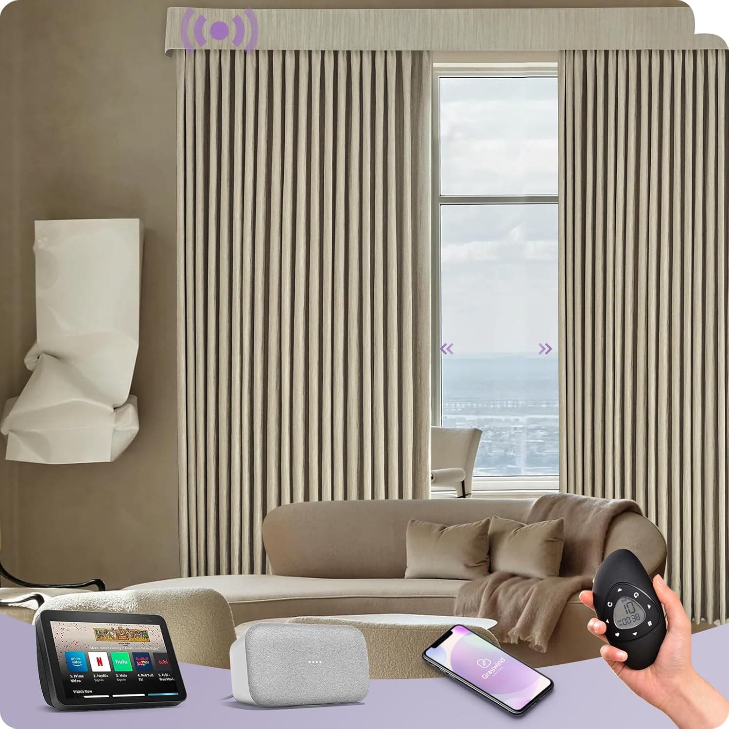 Motorised Curtains thumbnail 2